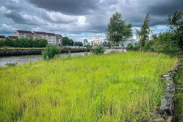 Land that is part of the project
