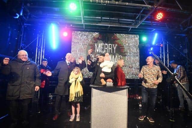 Chorley’s very own boxing champion Jack Catterall was chosen to switch on the Christmas lights last year
