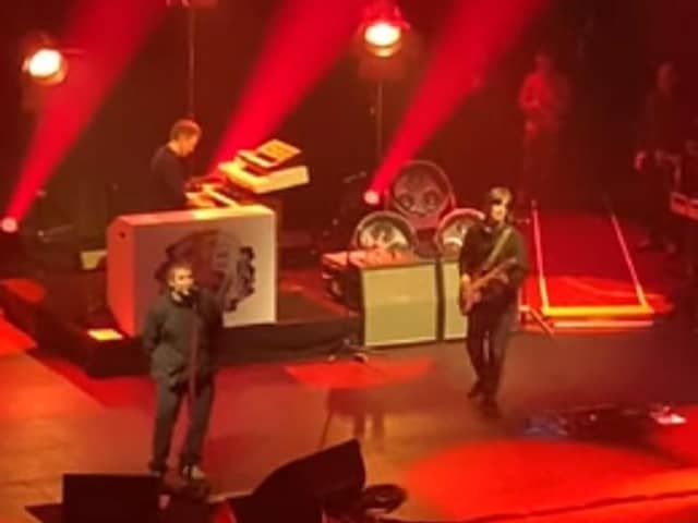Liam Gallagher at the Manchester Apollo