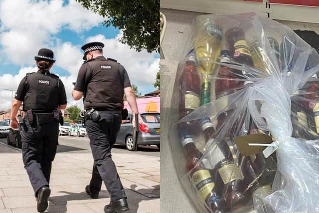 Thousands of illegal cigarettes were seized during raids in Preston (Credit: Lancashire Police)