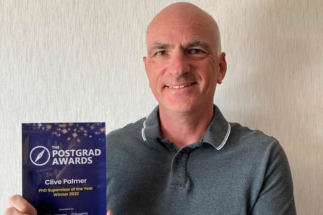Dr Clive Palmer from UCLan has received a national award in recognition of his outstanding student support.