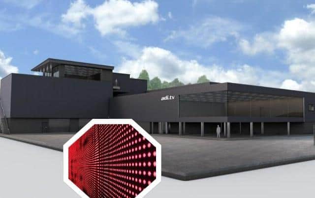 How the expanded Pittman Court premises of ADI TV - specialists in digital LED display screens  - would look (image:  Palladio Planning and Design via Preston City Council planning portal)