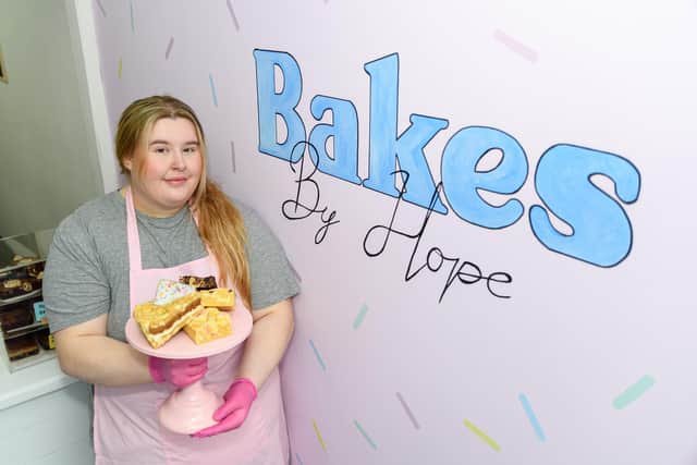 Bakes By Hope, owned by Hope Campbell (pictured) is sadly closing its doors after six months.
