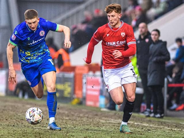 Ged Garner came off the bench to score Morecambe's second goal against Accrington Stanley last weekend Picture: Morecambe FC