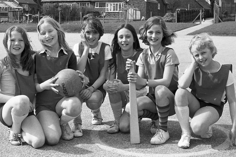 Skittleball Team from Kingsfold Primary School, Penwortham, April 1977