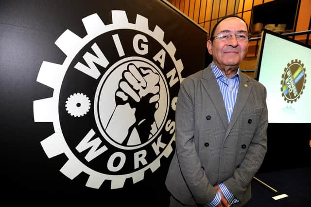 Sir Howard Bernstein from Manchester City Council pictured at a Wigan Expo event at Robin Park Sports Centre, Wigan.