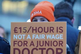 An average of 65 junior doctors were on strike each day over the six-day period at the University Hospitals of Morecambe Bay. Picture: PA