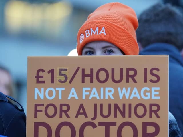 An average of 65 junior doctors were on strike each day over the six-day period at the University Hospitals of Morecambe Bay. Picture: PA