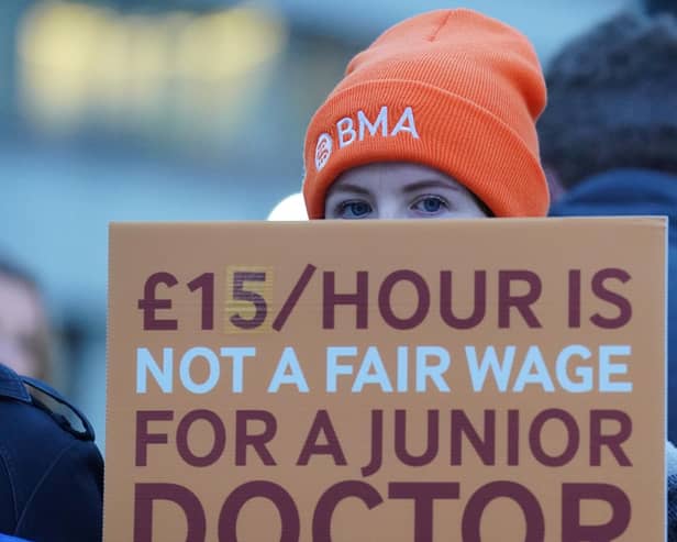An average of 65 junior doctors were on strike each day over the six-day period at the University Hospitals of Morecambe Bay. Picture: PA