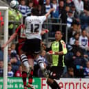 Sean St Ledger heads Preston North End's winner against Queens Park Rangers in May 2009