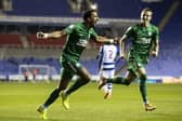 Scott Sinclair celebrates scoring for PNE