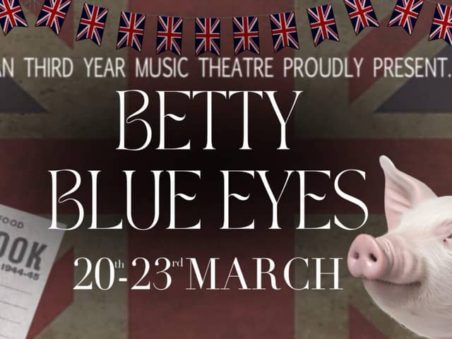 Betty Blue Eyes Logo Created By Student Connor Hendricks