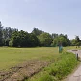 The proposed site at Chorley Rugby Union for the 16 home development