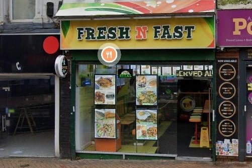 Rated 5: Fresh N Fast at 135c Church Street, Preston; rated on January 13