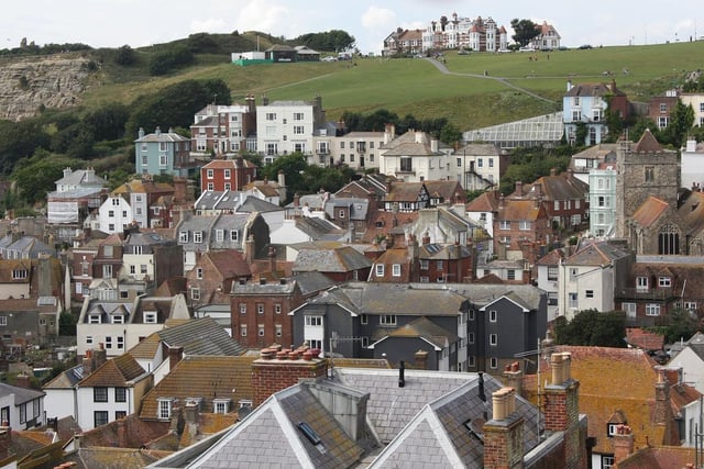 The local authority area with the highest level of child poverty in the South East is Hastings, at 37.8%