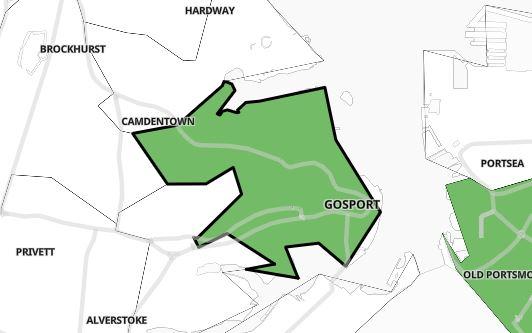 There were three cases confirmed in Gosport Town in the seven days to April 21, with a rolling rate of 29.8.