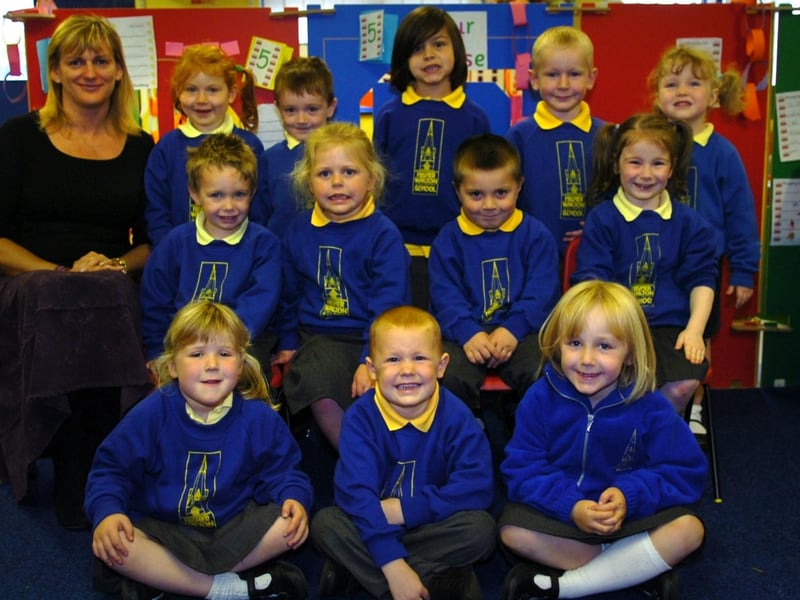 Higher Walton Primary School's reception class
