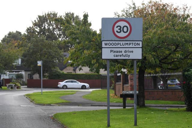 The speed limit through Woodplumpton will drop from 30 to 20mph