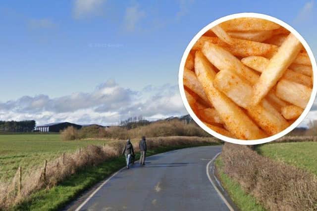 Potatos are processed at - and distributed from - a farm off Back Lane in Weeton with Preese. But could the road cope with the extra HGV traffic needed for a plant generating green energy? (images: Google/Pixabay)