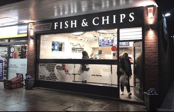 Skippers Fish and Chips / 8 Talbot Row, Euxton, Chorley PR7 6HS / Last inspected: March 17, 2022