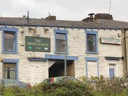 The former Irish League club in Nelson before it was bought and refurbished by Bobby Sethi and transformed into Revival bar and club