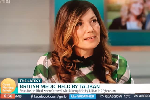 Kelly Cornwell speaking on Good Morning Britain on Tuesday, May 23.