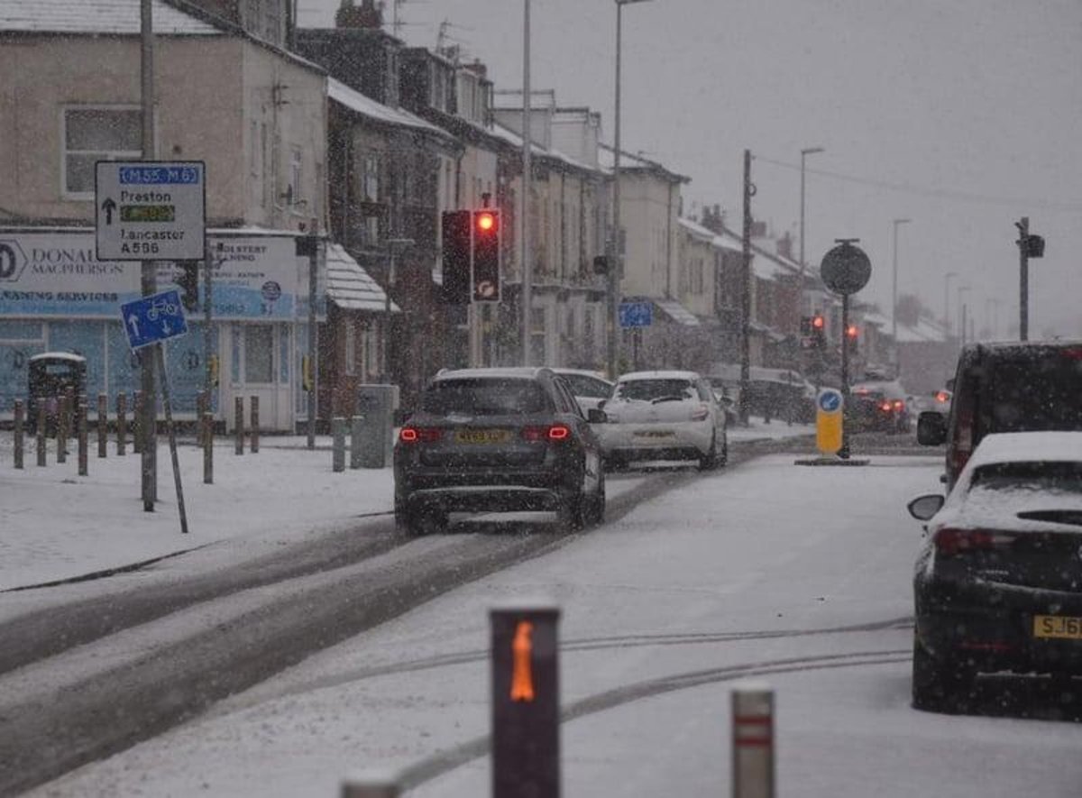 Snow, ice and strong winds expected to hit Lancashire as yellow weather warning issued