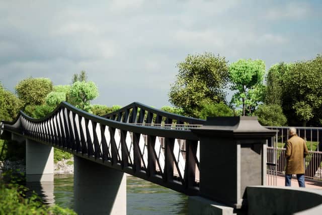 How the replacement for Preston's Old Tram Bridge will look (image: Studio John Bridge)