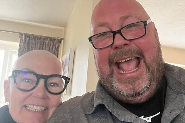 A cut above, Eric with his sister Helen