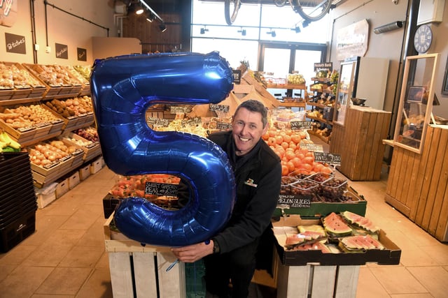 Photo Neil Cross; The character at Preston Market Hall that is celebrating its 5th anniversary