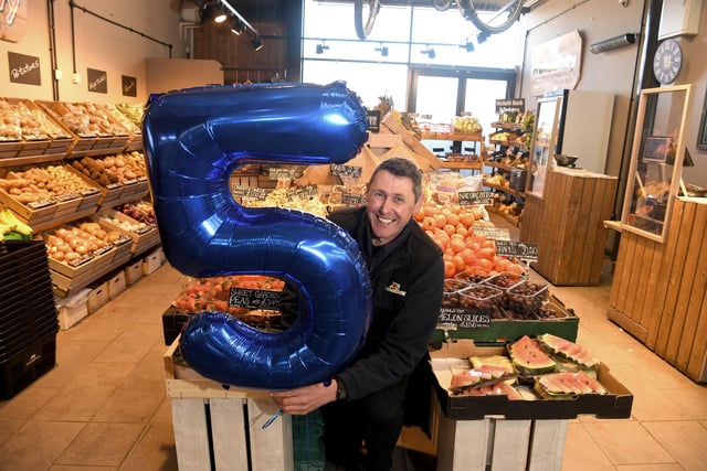 Photo Neil Cross; The character at Preston Market Hall that is celebrating its 5th anniversary