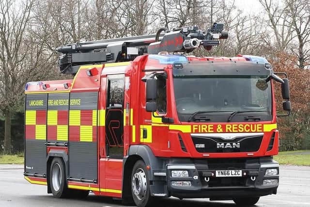 Fire crews were called to the incident at 11.36 on Saturday morning.