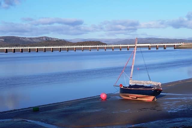 Arnside Viaduct and River Kent by Chris Lund.