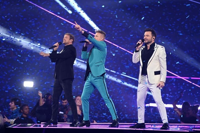 Westlife. (Photo by Kate Green/Getty Images for The National Lottery