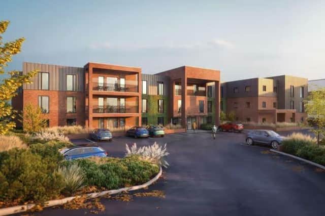 An architect's impression of how the Chorley care home will look
