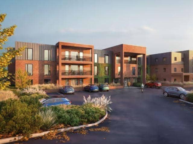 An architect's impression of how the Chorley care home will look