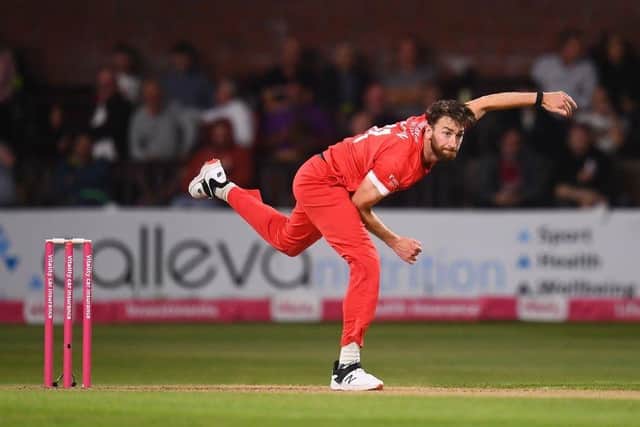 Richard Gleeson in Lancashire Lightning (Photo by Harry Trump/Getty Images)