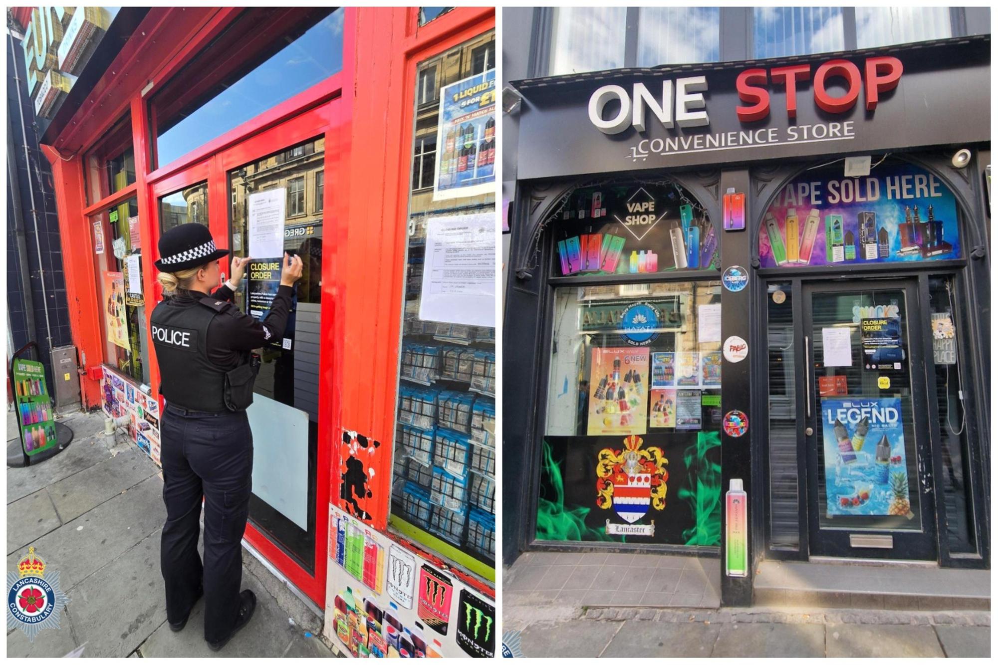 ‘Clear message’ These two vape shops  have been closed after being caught selling illegal tobacco