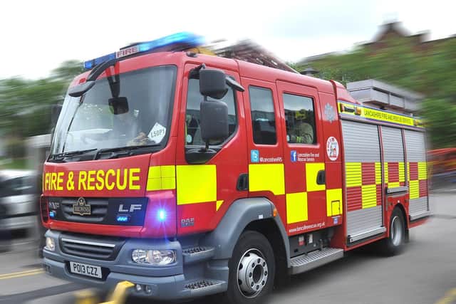 Two fire engines were called to Seymour Street, off Eaves Lane in Chorley, after a living room caught fire shortly after midnight (Tuesday, December 2)