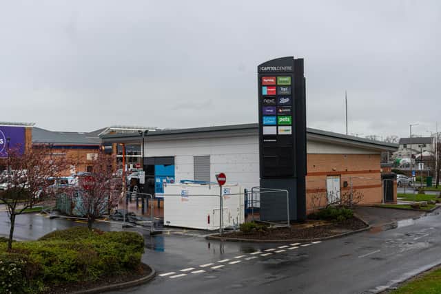The former Car Phone Warehouse unit at the Capitol Centre it's now going to be a Dunkin Donuts cafe.
Photo: Kelvin Stuttard