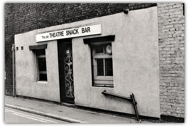 The Old Theatre Snack Bar, Crooked Lane, Preston 1970s. Photo by Terry Martin, courtesy of Nicola Martin of the Preston Past and Present Facebook Group.

