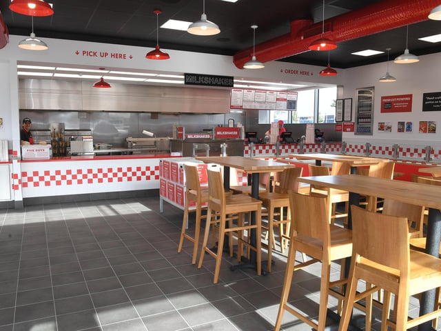 After months of waiting, residents were finally able to get their hands on the renowned burgers, hot dogs, fries and milkshakes