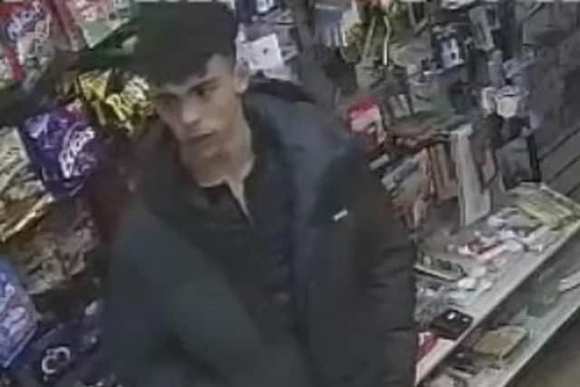 Do you recognise this man? Officers want to speak to him after a teenager was kidnapped in Preston city centre (Credit: Lancashire Police)