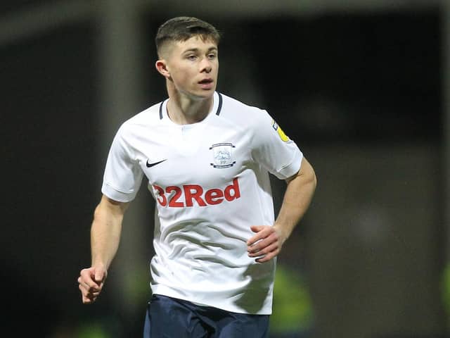 Adam O'Reilly during his PNE debut