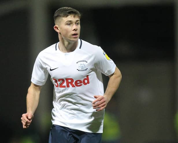 Adam O'Reilly during his PNE debut