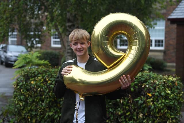 Henry Whitham gained seven of his ten GCSEs at the gold star standard of grade 9