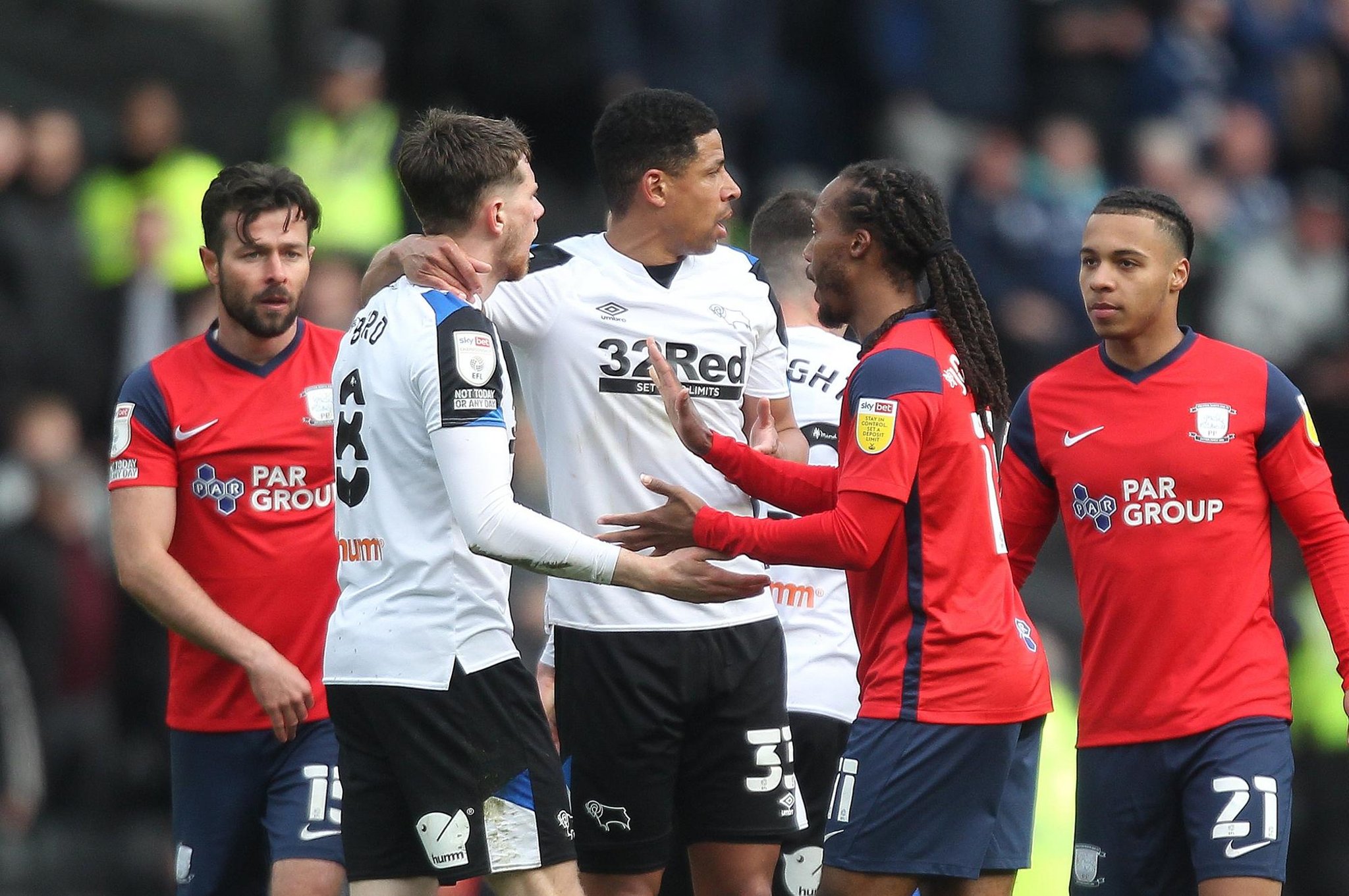 Preston North End manager Ryan Lowe explains change of formation against Derby County
