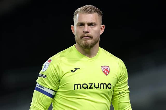 Connor Ripley kept a clean sheet at Fratton Park (Photo by David Rogers/Getty Images)