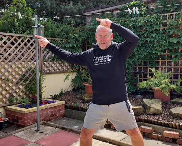 Ian Chapman is walking two km a day barefoot in November to raise money for Burnley mental health project Casual Minds Matter
