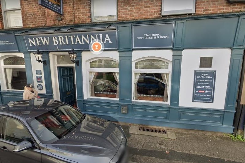 Rated 5: New Britannia Inn at 6 Heatley Street, Preston; rated on January 13